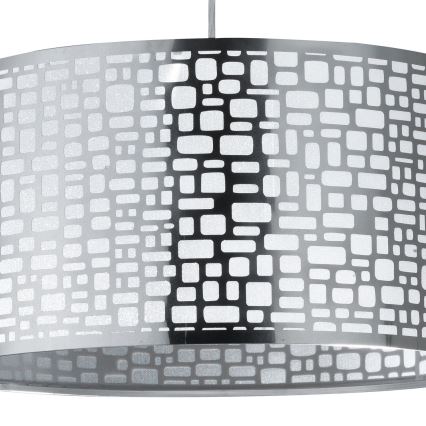 ONLI - Luster na sajli BRUCE 1xE27/15W/230V prečnik 45 cm mat hrom