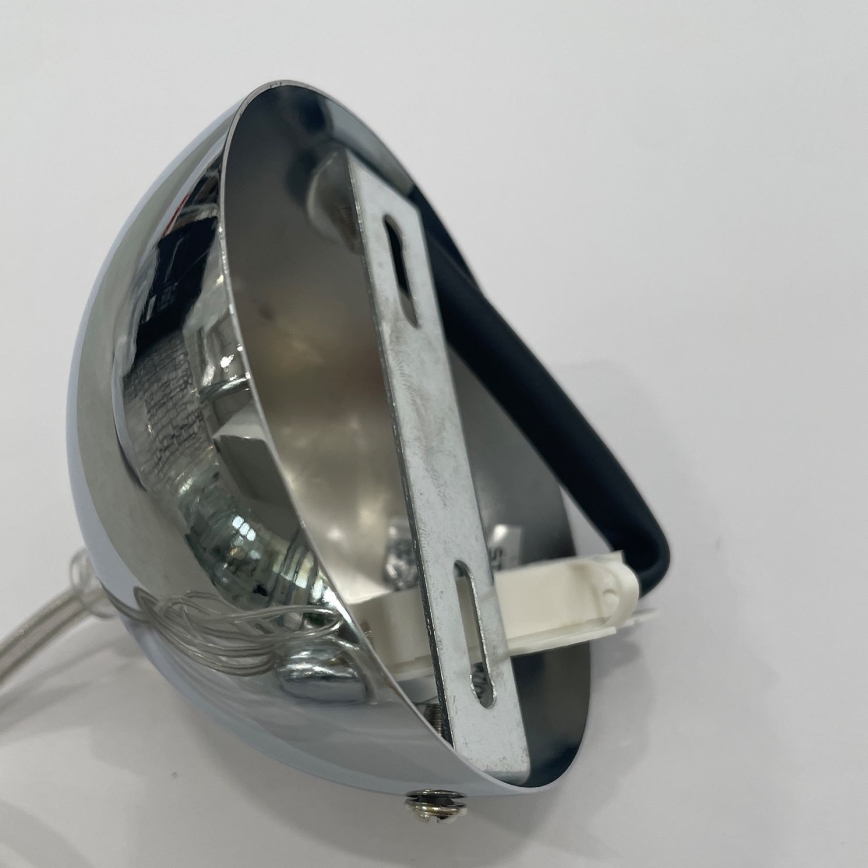 ONLI - Luster na sajli BRUCE 1xE27/15W/230V prečnik 45 cm mat hrom