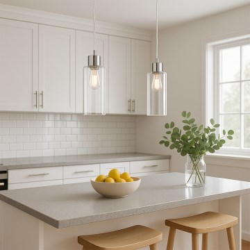 ONLI - Luster na sajli DODO 1xE27/22W/230V sjajni hrom