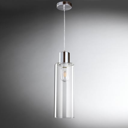 ONLI - Luster na sajli DODO 1xE27/22W/230V sjajni hrom