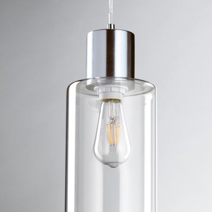 ONLI - Luster na sajli DODO 1xE27/22W/230V sjajni hrom