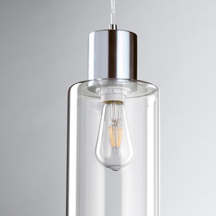 ONLI - Luster na sajli DODO 1xE27/22W/230V sjajni hrom