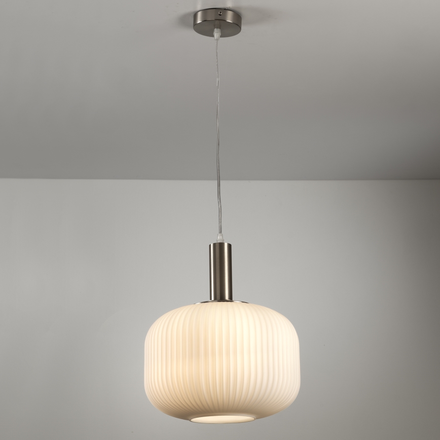 ONLI - Luster na sajli DOROTY 1xE27/15W/230V beli/sjajni hrom