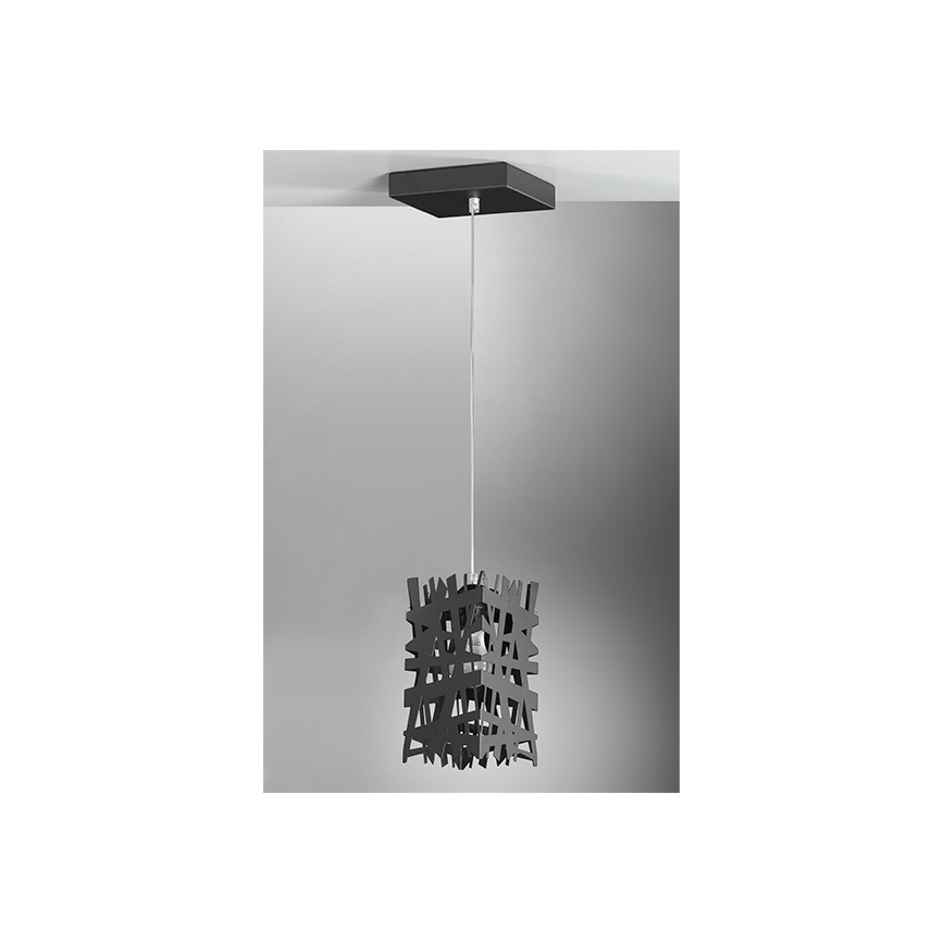 ONLI - Luster na sajli FORESTA 1xE27/15W/230V crna