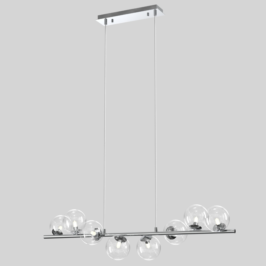 ONLI - Luster na sajli KIMBERLY 8xG9/6W/230V sjajni hrom