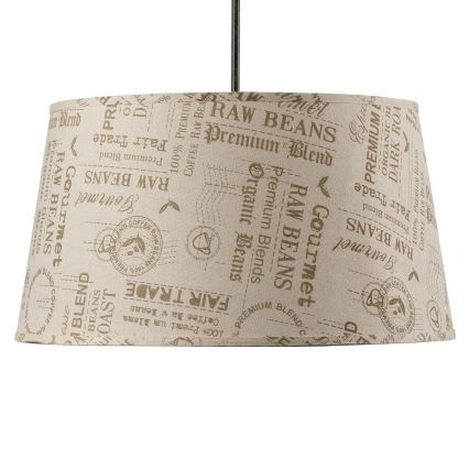 ONLI - Luster na sajli MAIDA 1xE27/15W/230V prečnika 50 cm braon