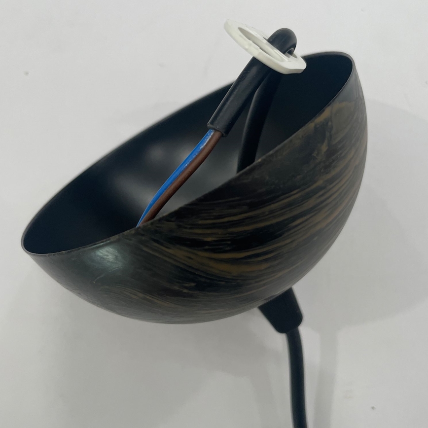 ONLI - Luster na sajli MAIDA 1xE27/15W/230V prečnika 50 cm braon