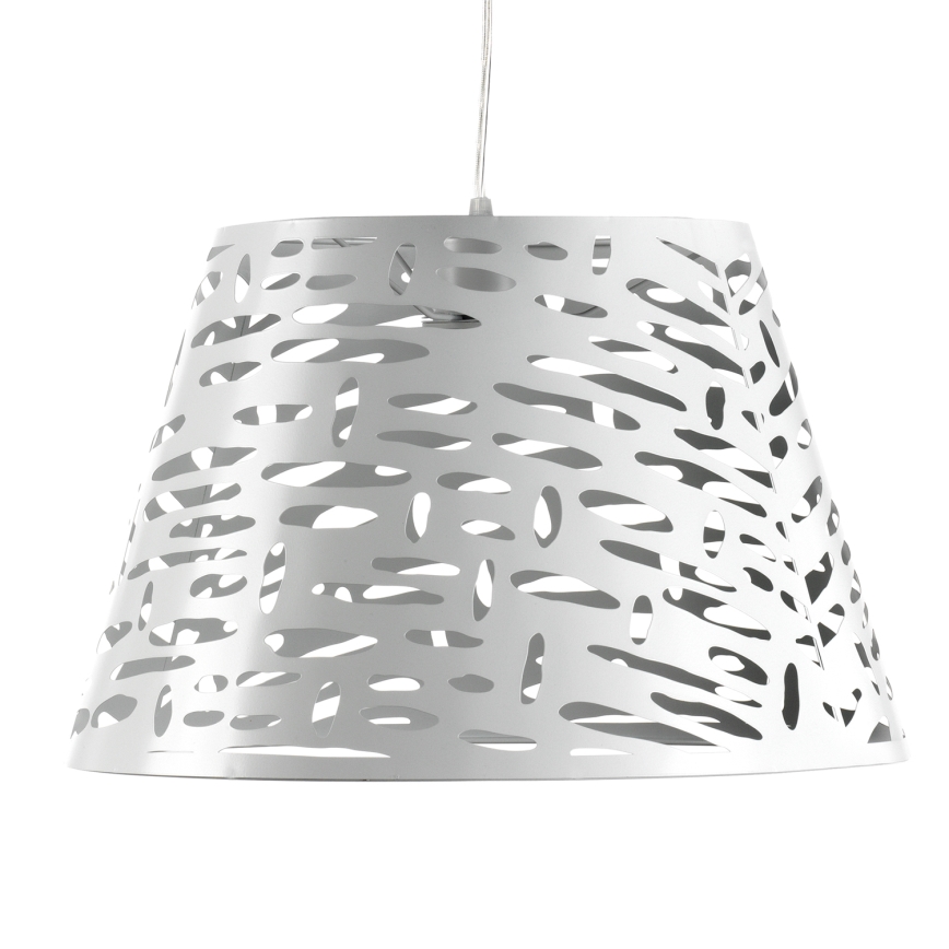 ONLI - Luster na sajli RICKY, 1xE27/15W/230V, prečnik 40 cm, bela