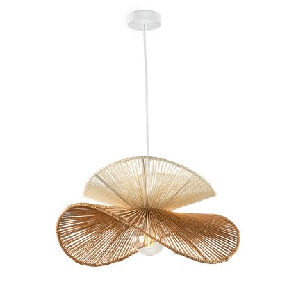 ONLI - Luster na sajli RINGO 1xE27/15W/230V rafija