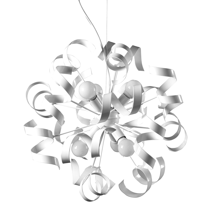 ONLI -  Luster na sajli ZOE 6xE14/6W/230V bela