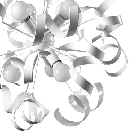 ONLI -  Luster na sajli ZOE 6xE14/6W/230V bela