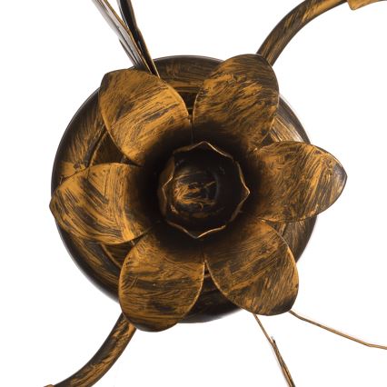 ONLI - plafonska svetiljka ALGA 3xE14/6W/230V brončana