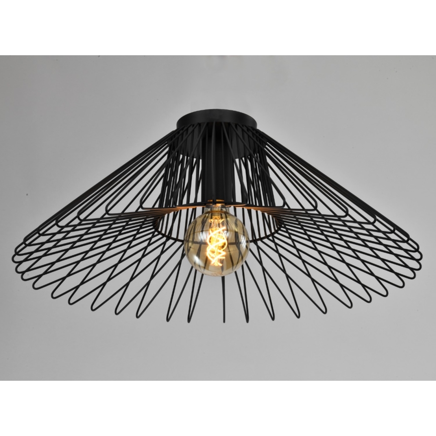 ONLI - Plafonska svetiljka DUCCIO 1xE27/22W/230V prečnik 60 cm crna