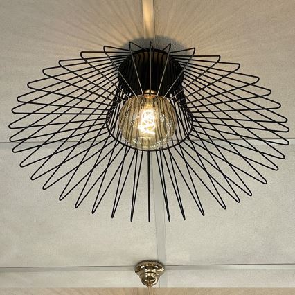 ONLI - Plafonska svetiljka DUCCIO 1xE27/22W/230V prečnik 60 cm crna