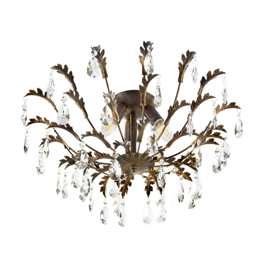 ONLI - Plafonska svetiljka TERESA 3xE14/6W/230V bronzana