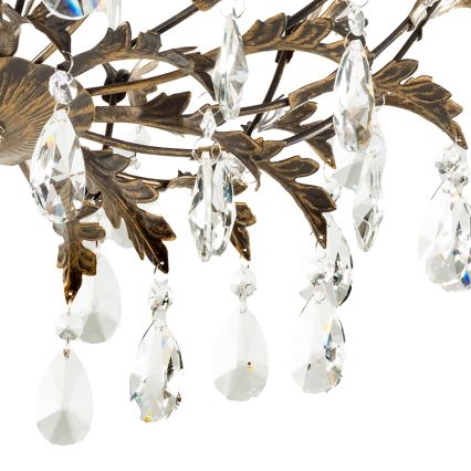 ONLI - Plafonska svetiljka TERESA 5xE14/6W/230V bronzana