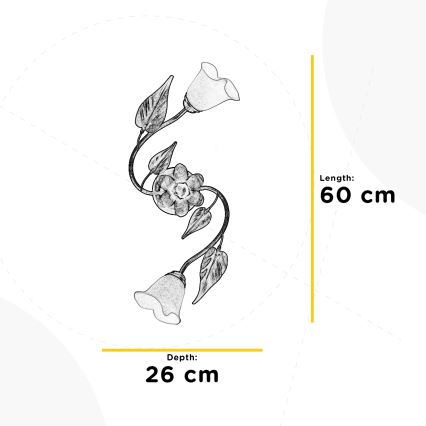 ONLI - Plafonska svetiljka VANDA 2xE14/6W/230V
