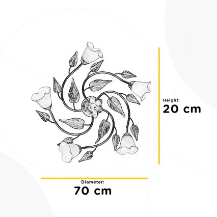 ONLI - Plafonska svetiljka VANDA 5xE14/6W/230V