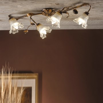 ONLI - Plafonsko svetlo ARIANNA 4xE14/6W/230V, bronza