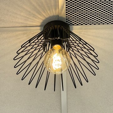 ONLI - Plafonsko svetlo DUCCIO 1xE27/22W/230V, prečnik 30 cm, crno