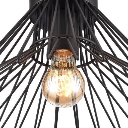 ONLI - Plafonsko svetlo DUCCIO 1xE27/22W/230V, prečnik 30 cm, crno