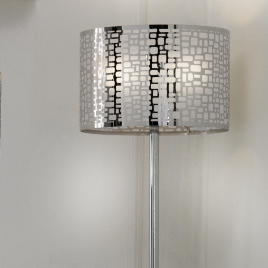 ONLI - Podna lampa BRUCE 1xE27/15W/230V mat hrom