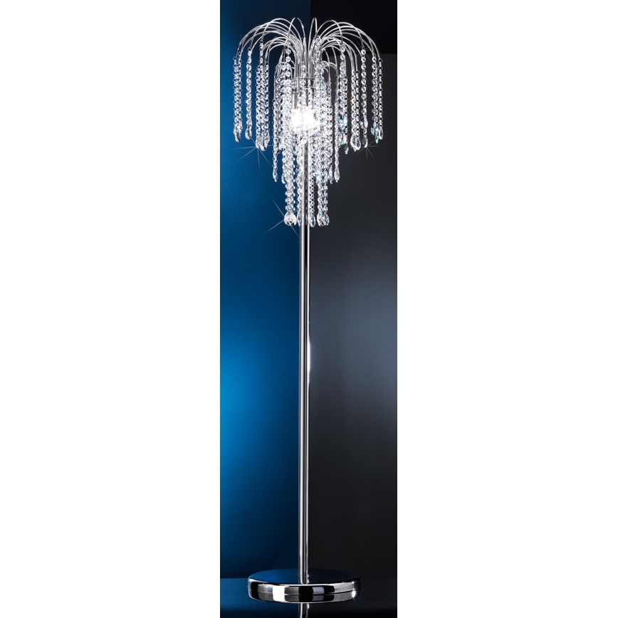 ONLI - Podna lampa PIOGGIA 3xE14/6W/230V sjajni hrom