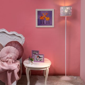 ONLI - Podna lampa TITILLA 1xE27/22W/230V ljubičasta/bela