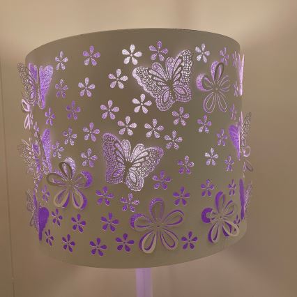 ONLI - Podna lampa TITILLA 1xE27/22W/230V ljubičasta/bela