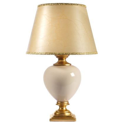 ONLI - Stona lampa AMADEUS 1xE27/15W/230V 72 cm bežna/zlatna