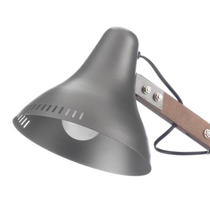 ONLI - Stona lampa ARCHITETTO 1xE27/22W/230V 62 cm siva/braon