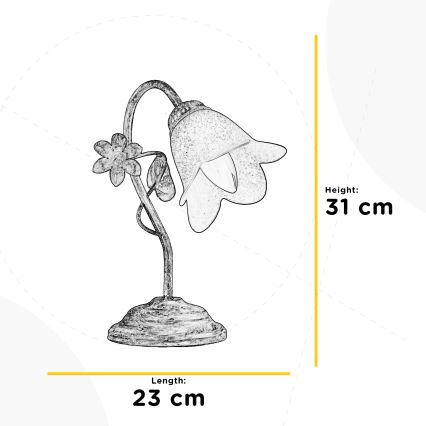 ONLI - Stona lampa BOTTON DORO 1xE14/6W/230V