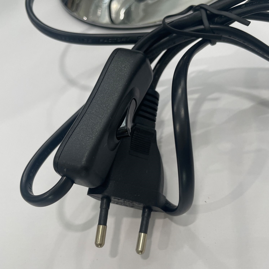 ONLI - Stona lampa BRUCE 1xE27/15W/230V 40 cm mat hrom