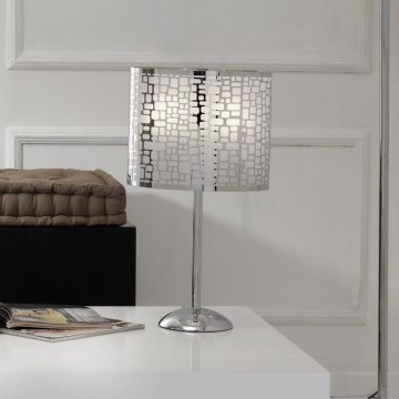 ONLI - Stona lampa BRUCE 1xE27/15W/230V 52 cm matni hrom