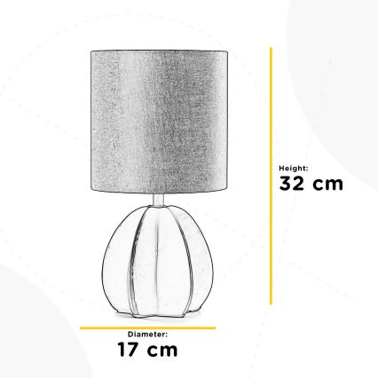 ONLI - Stona lampa CARAMBOLA 1xE14/6W/230V braon