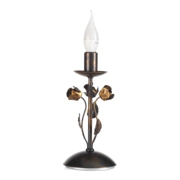 ONLI - Stona lampa CAROLINA 1xE14/6W/230V 40 cm bronzana