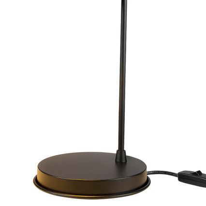ONLI - Stona lampa ISTANBUL 1xE27/22W/230V 50 cm crna