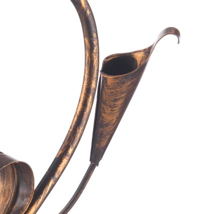 ONLI - Stona lampa LUCREZIA 1xE14/6W/230V bronzana