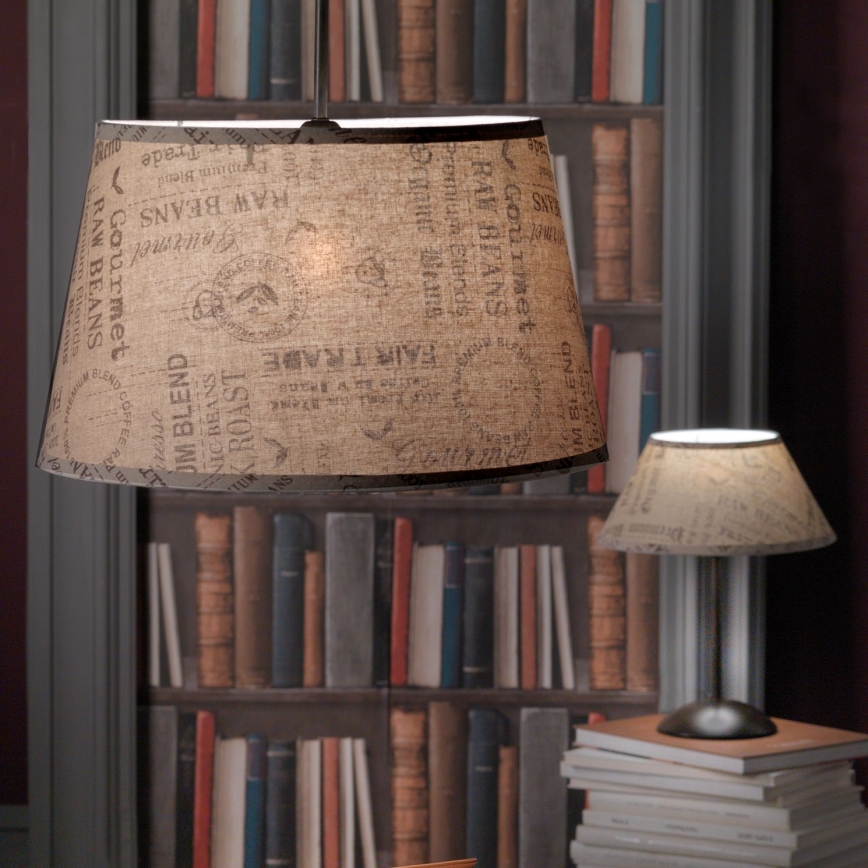 ONLI - Stona lampa MAIDA 1xE27/15W/230V 38 cm braon