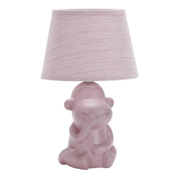 ONLI - Stona lampa MONKEY 1xE14/6W/230V ružičasta