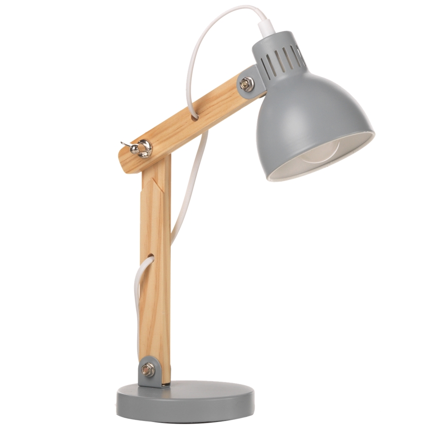 ONLI - Stona lampa NORA 1xE14/6W/230V siva