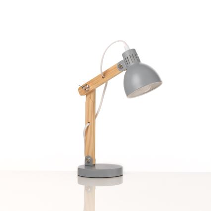 ONLI - Stona lampa NORA 1xE14/6W/230V siva