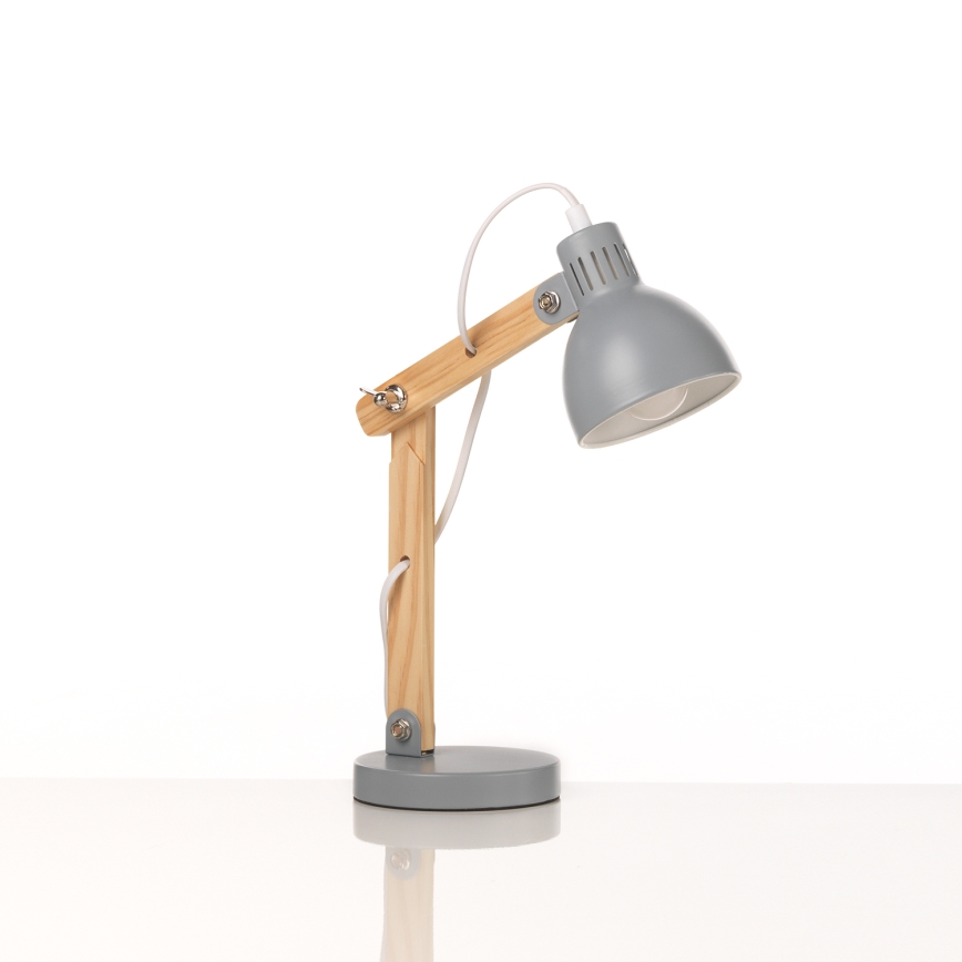 ONLI - Stona lampa NORA 1xE14/6W/230V siva