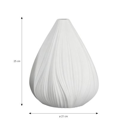 ONLI - Stona lampa NUVIA 1xE14/6W/230V 25 cm bela