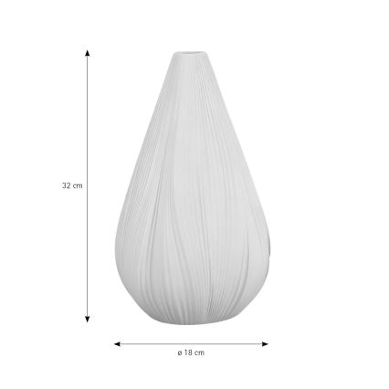 ONLI - Stona lampa NUVIA 1xE14/6W/230V 32 cm bela