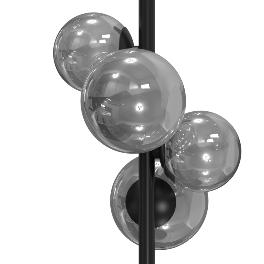 ONLI - Stona lampa PALOMA 4xG9/10W/230V 48 cm crna/zadimljena