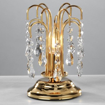 ONLI - Stona lampa PIOGGIA 1xE14/6W/230V zlatna