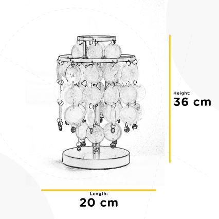 ONLI - Stona lampa RUBEN, 2x E14, 6W, 230V
