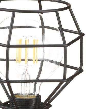 ONLI - Stona lampa SPIDER 1xE27/15W/230V 23 cm crna/smeđa