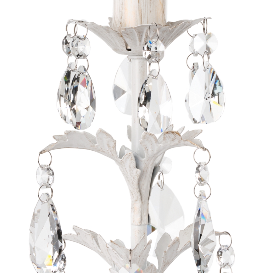 ONLI - Stona lampa TERESA 1xE14/6W/230V bela